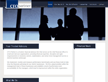 Tablet Screenshot of cfo-partner.com